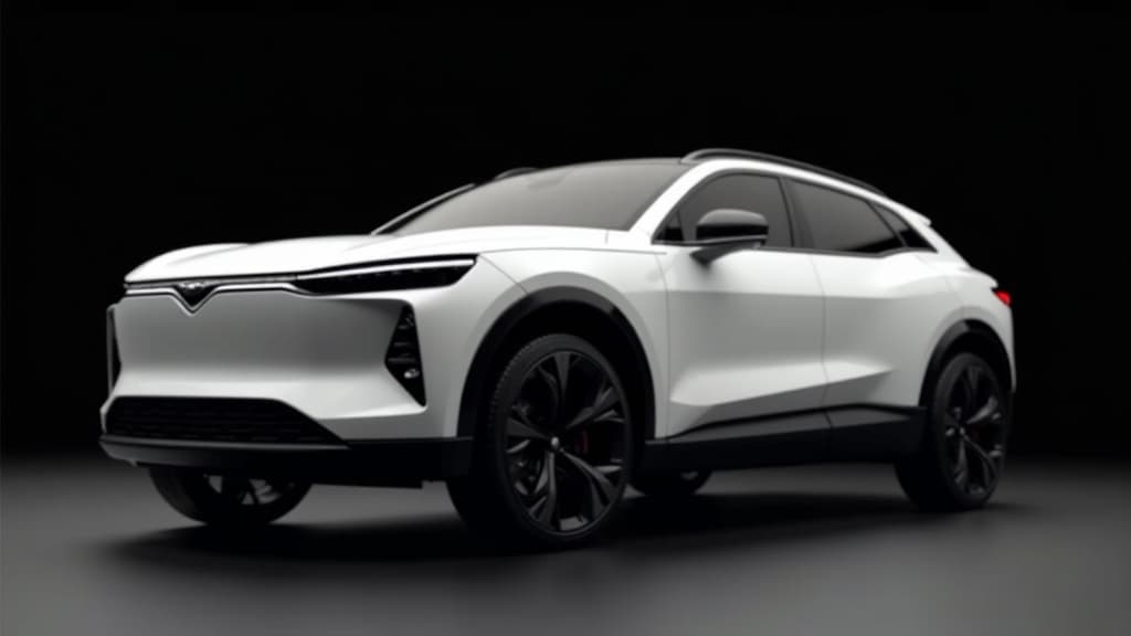 Luxury SUV fleet vehicle - 3D render