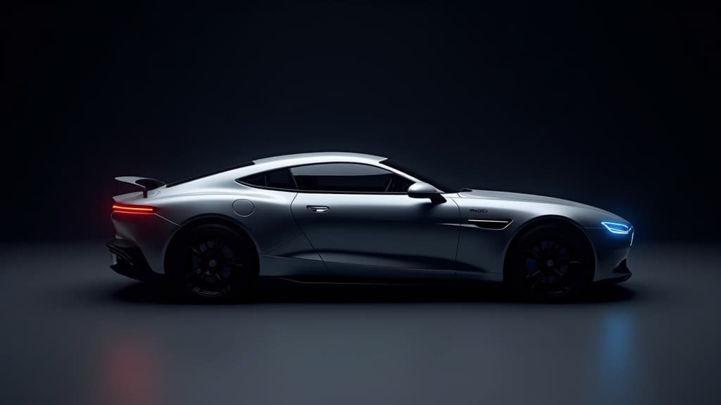 Premium luxury sedan - 3D render